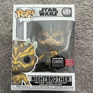 Funko Pop Star Wars Nightbrother Yellow and Black